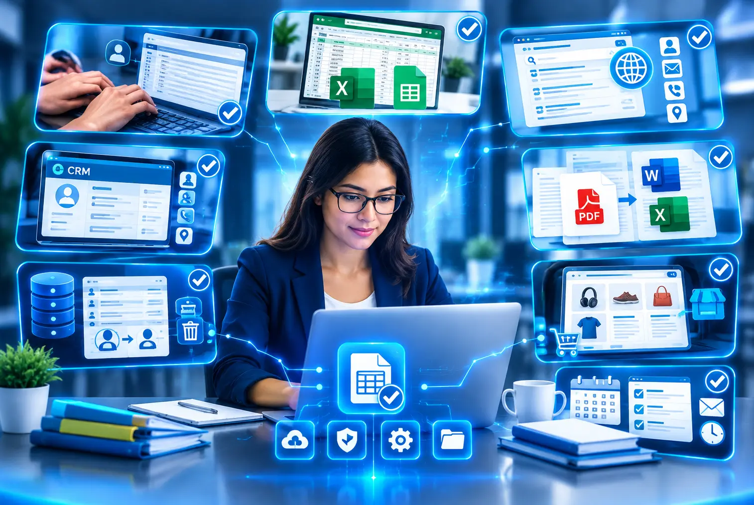 Data Entry Admin Service Visuals