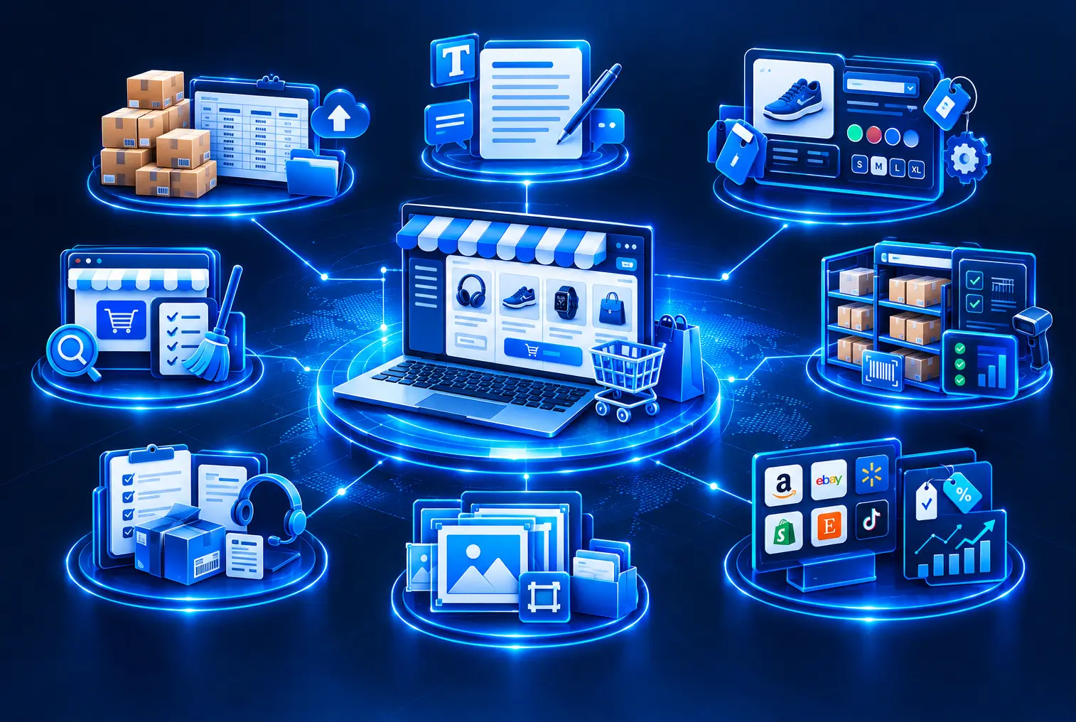 E-commerce Management Sevice Visuals